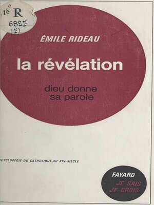 cover image of Je sais, je crois (1)